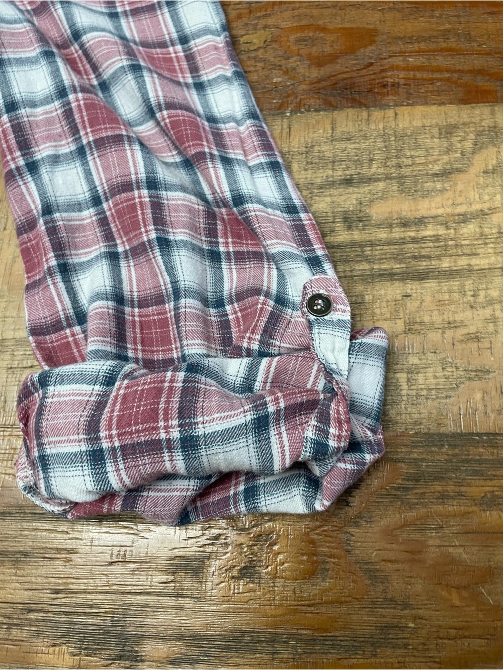 ODDI 3XL Dusty Pink Plaid Tier Floral Shirt Dress - Picture 8 of 9